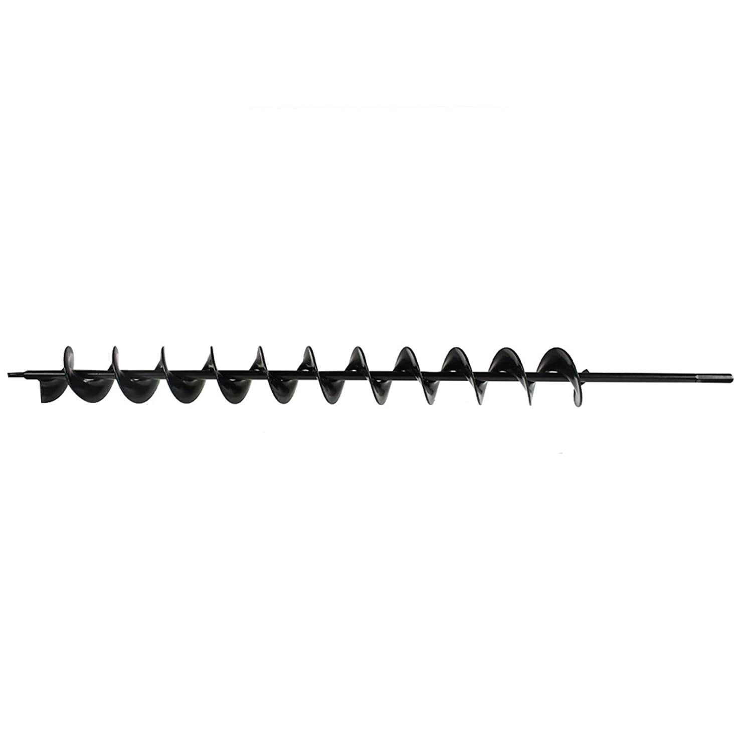 Auger Drill Bit 24In Long 2In Wide, Garden Ground Earth Spiral Drill Bit, for 3/8 Inch Hex Drive Drill for Planting Bulb Bedding Plants Plants Drill Bit