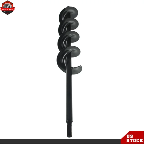 Auger Drill Bit 3" ?? 24" Garden Plant Flower Bulb Rapid Planter Spiral
