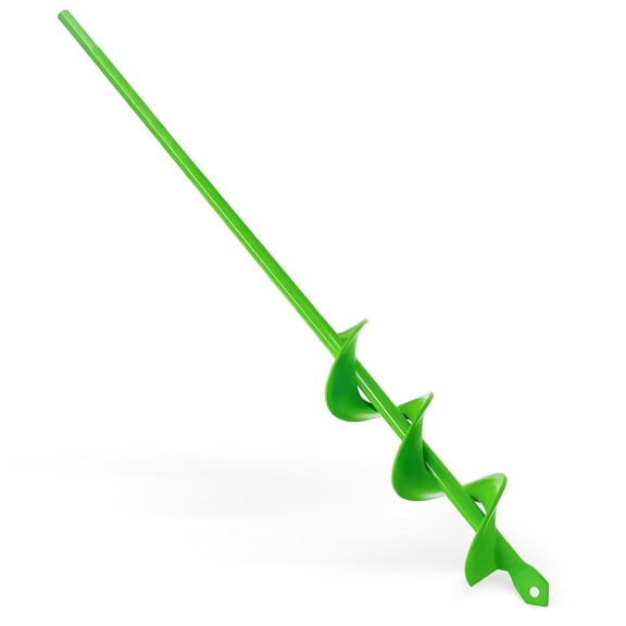 Auger Drill Bit for Planting,1.6"x16.5" Extended Length Garden Auger Spiral Drill Bit, Heavy Duty Post Hole Digger for Bulbs,Flowers & Bedding Plants,Fits 3/8" Hex Drill