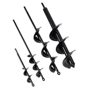 BISupply Auger Drill Bit - 4 x 30 Inch Garden Auger Spiral Drill Bit