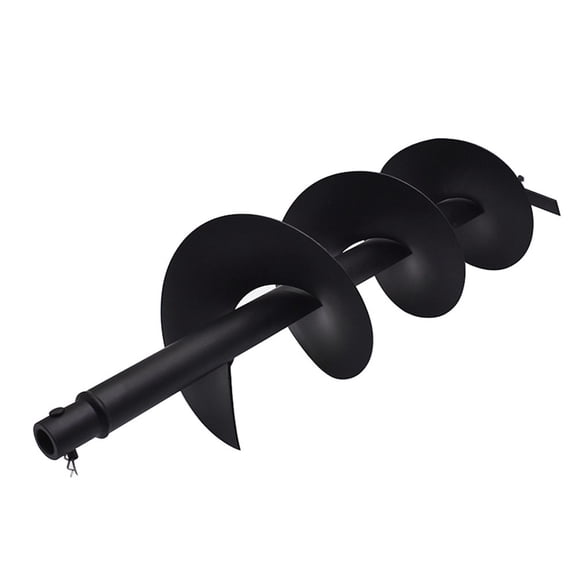 Auger Drill Bit for Planting 8 x 31.5 Inches Garden Ground Earth Spiral Drill Bits for 3/4 In Hex Drive Drill, Hole Diggers for Planting Bulbs Flowers