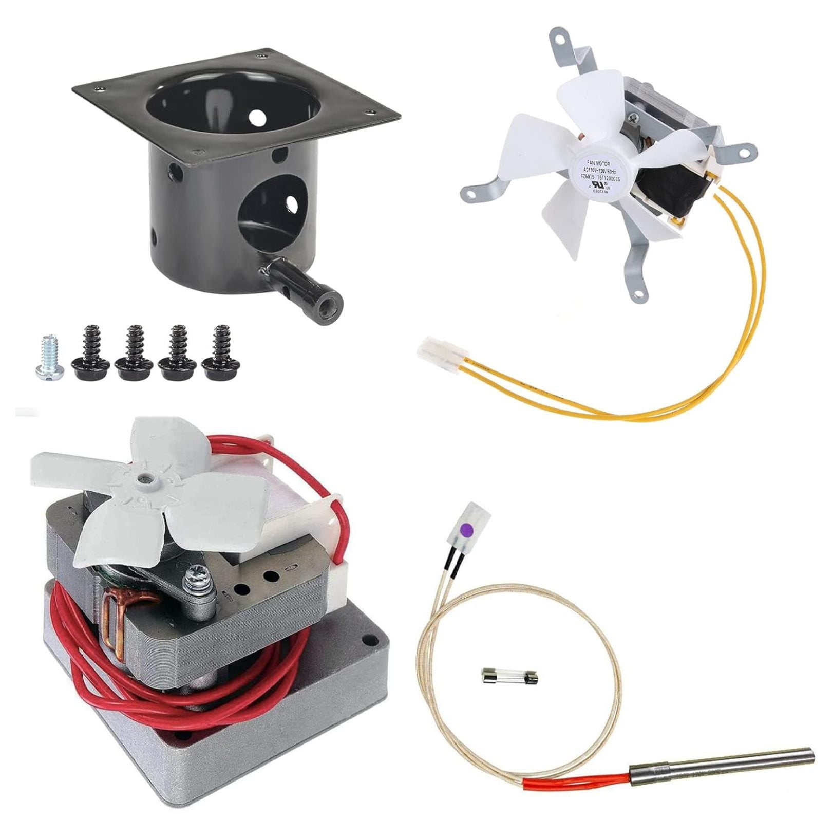 Auger Motor ,Grill Induction Fan Kit ,Fire Burn Pot and Hot Rod Ignitor