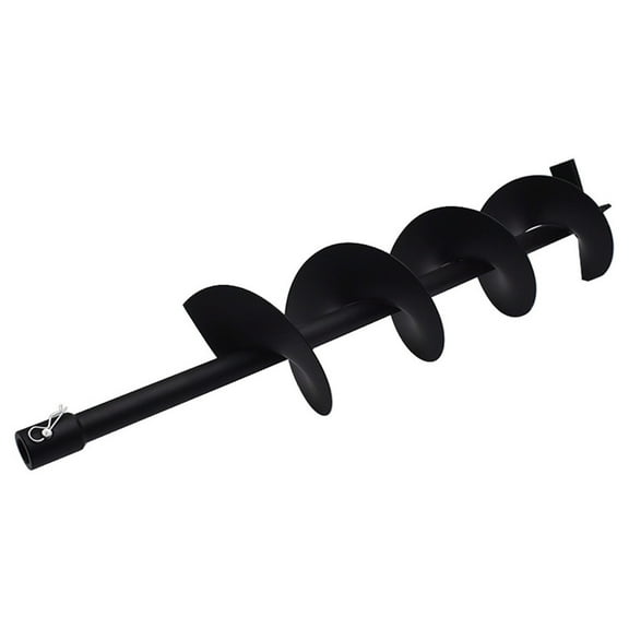 Auger Spiral Drill Bit for Garden Yard Planting Earth Drilling Hole Tool, 6"