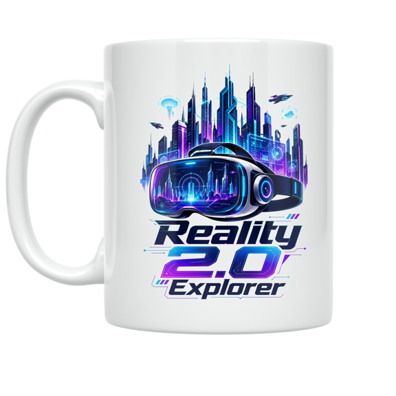 Augmented Reality Explorer - Tech Enthusiast - 11 oz Ceramic Coffee Mug