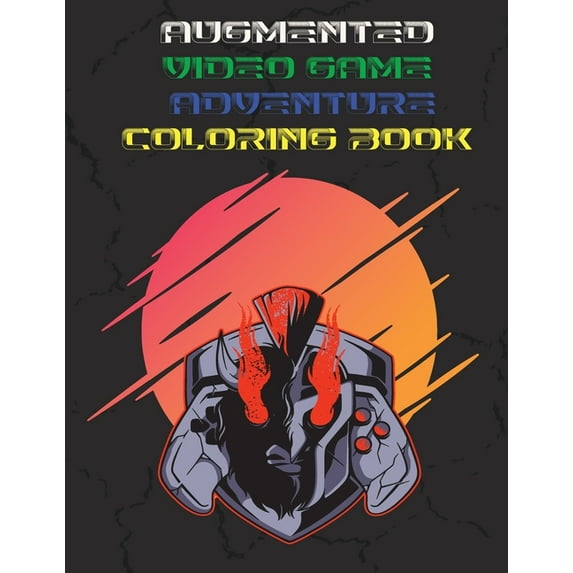 Augmented video game adventure Coloring book: Coloring book / Sketchbook book Gift, 50 Pages, 8.5x11, Soft Cover, Matte Finish (Paperback)