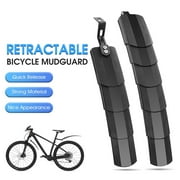 Augper Bike Set, Retractable Bicycle Fenders Set Mountain Bike Front And Rear Mud Guard Portable Adjust Bike Mudguard Mudflap For Mountain Road Bike