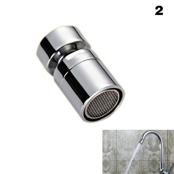 Augper Brass Water Saving Tap Faucet Aerator Sprayer Attachment with 360-Degree Swivel