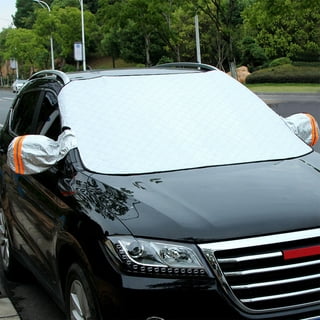 Aousthop Rear Windshield Snow Cover, Black Winter Snow Shield Car Window,  All Weather Car Cover