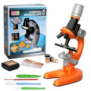 Augper Children's Early Education Biological Science HD 1200X Microscope Toys Primary School Children's Experimental Equipment