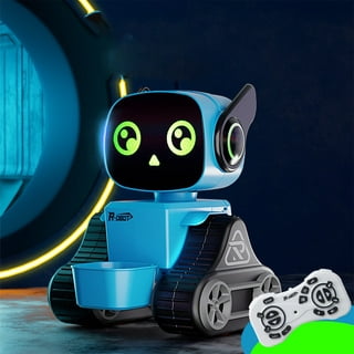  SteamPrime Robots for Kids Remote Control Robot Toys,  Rechargeable Intelligent Programmable Robot Hand Gesture Sensing , Dancing  , Walking, Singing Birthday for Kids, Blue : Toys & Games