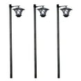 thumbnail image 1 of Augper Clearance 3Pcs 1.5m Solar Lamp Post Lights, Outdoor Post Lights Waterproof, Pole Lights Outdoor, Decorative Floor Lamp Vintage for Patio, Garden, Backyard, Pathway, Replaceable Bulb, 1 of 7