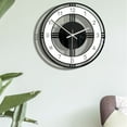 thumbnail image 1 of Augper Clearance Black Wall Clock Silent Non Ticking Quality Quartz Battery Operated Round Easy to Read Home/Office/Kitchen/Classroom/School Clock Sweep Movement, 1 of 9