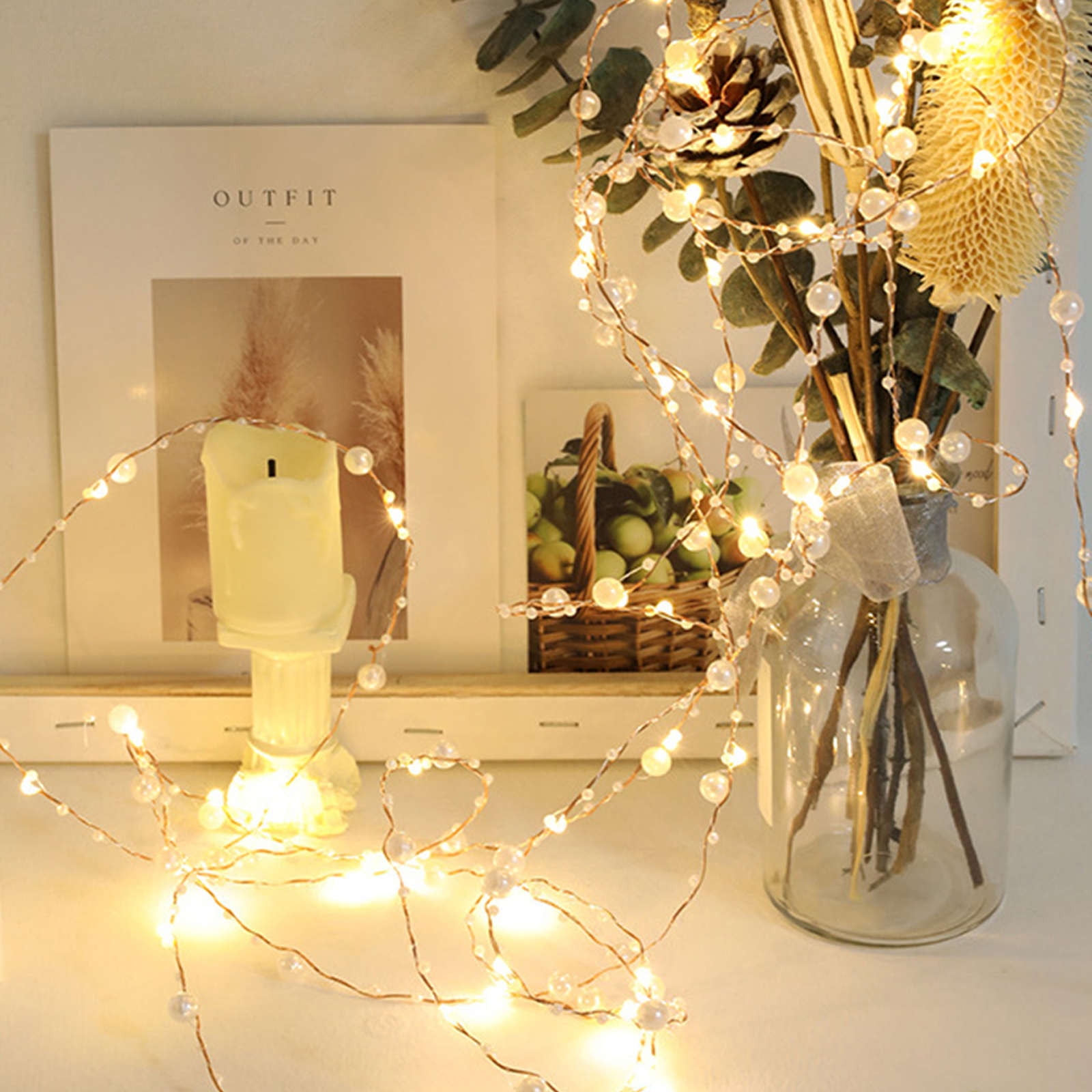 Augper Clearance Christmas Led String Lights, Mini Battery Powered ...