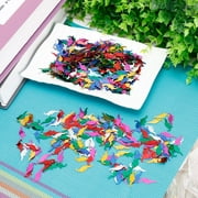 Augper Clearance Confetti Multi-Color Foil Confetti Birthday Decoration Scatters for Table Balloon Ribbon Cake Decoration Birthday Party Anniversary Wedding DIY Craft Supplies