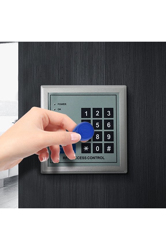 Clearance Door Access Control Keypad, Proximity ID Card Access Control System, Support 1000 Users Door Access Control, Stand-Alone Keypad Keychains for Entry Access Controller Gate Opener