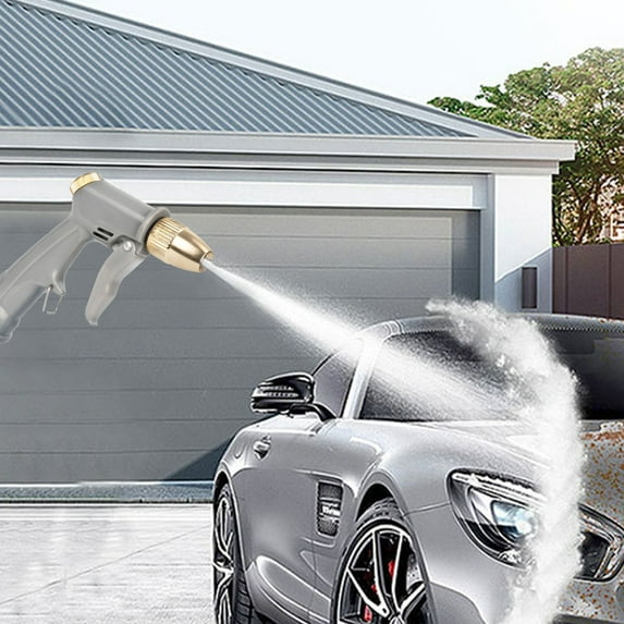 Augper Clearance High Pressure Water Spray, Car Wash Hose Nozzle, Garden Supplies Watering Sprinkler Cleaning Tools Water G-un for Plants and Lawn Patio Gardening Pets Shower