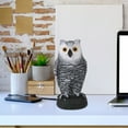 thumbnail image 1 of Augper Clearance Home Decor Fake Plastic Owl Bird, Garden Owl Statue,Can Repel Pigeons Away from The House, Garden, Pool, 1 of 9