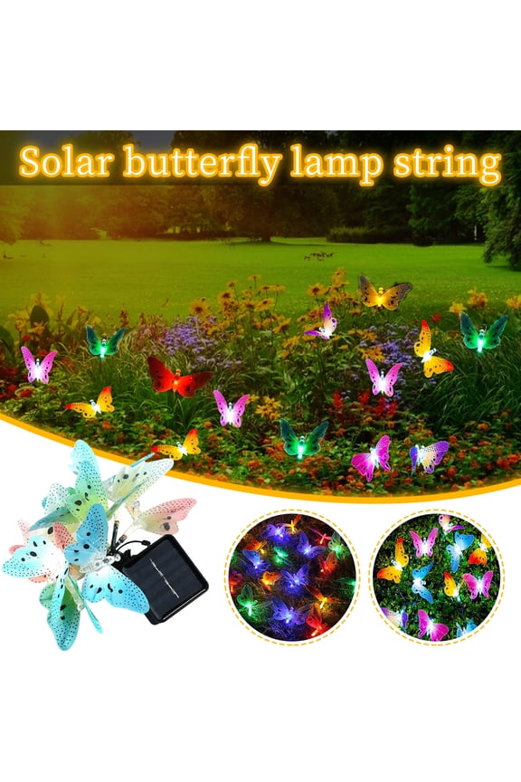 Clearance Outdoor Solar String Lights Decorative Outdoor 12 LED Waterproof Colorful Solar Globe String Lights for Garden, Patio, Yard, Party,Wedding Decoration
