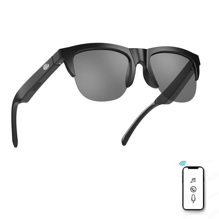 Augper Clearance Smart Glasses Wireless Bluetooth Sunglasses Open Ear  Music&Hands-Free Calling,Polarized Lenses