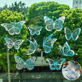 Augper Collision Window Decals For Bird Strikes,Non Adhesive Window Clings, Stickers, Window Clings Window Stickers Glass Decals