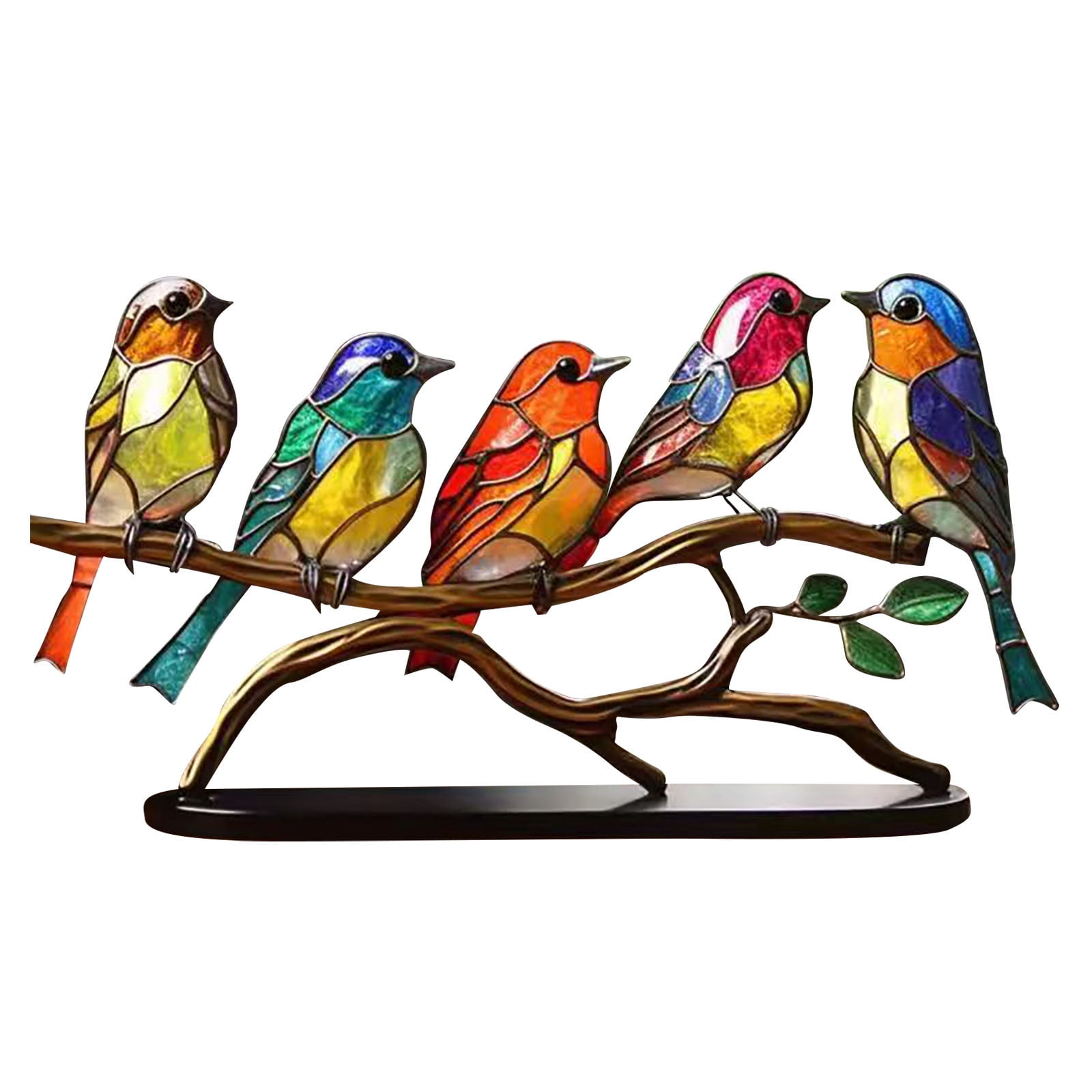 Augper Colorful Bird Decorations, Home Decoration Decorations, Flower