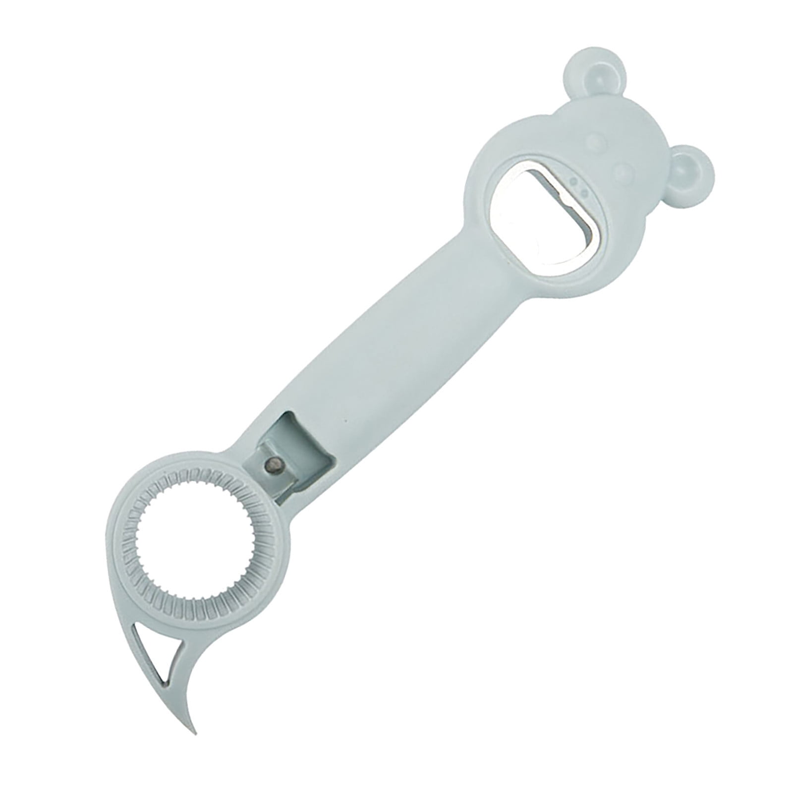 Augper Cute Beer Bottle Opener 2 Pack Multifunction Bearshaped 4 in 1