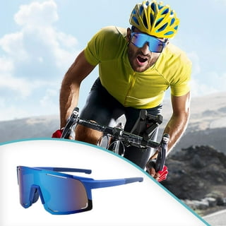 Queshark Cycling Glasses TR90 Frame Polarized Sports Sunglasses Bike  Glasses for Men Women with 3 Interchangeable Lens Anti-UV400 for Driving  Fishing Glof Baseball Running Hiking 