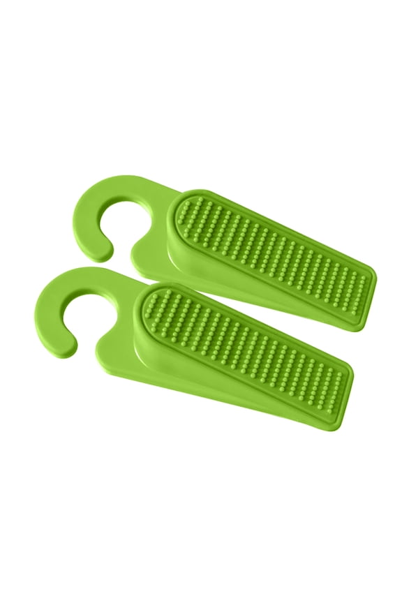 Door Stopper Heavy Duty Wedge Rubber Slip Door Stop With Holders
