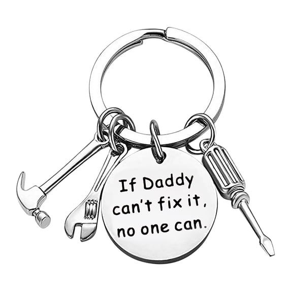 Augper Father's Day Gift Keychain the Commemorative Gift for Father's Day