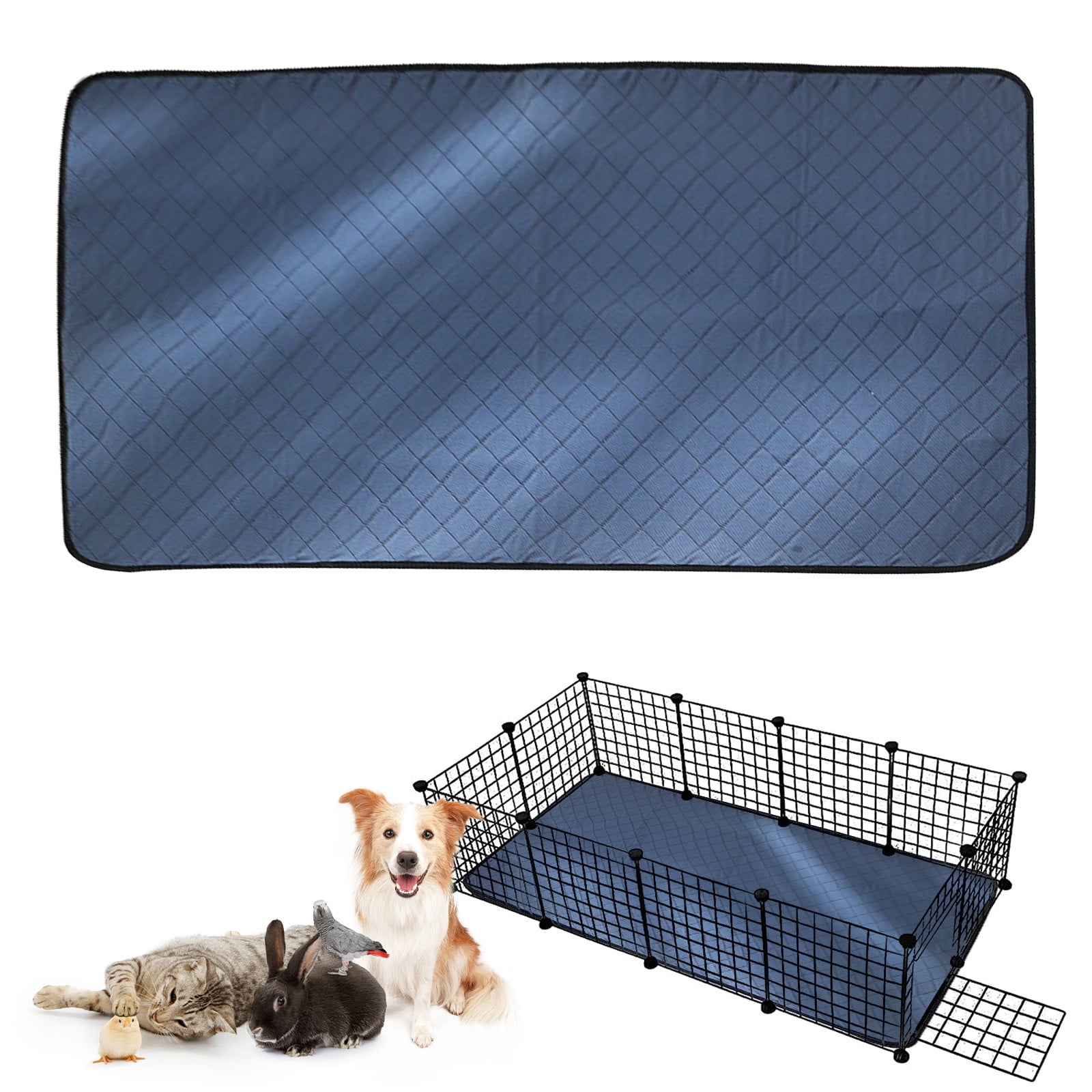 Guinea Pig Cage Liners Reusable Fleece Guinea Pig Pee Pads Washable Guinea Pig Cage Bedding Accessories Absorbent Pet Pee Pads For Rabbit Hamster