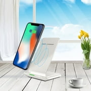 Augper High Guality Fast Wireless Charger, Certified,15W Max Wireless Charging Stand, Android And IOS