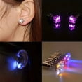 thumbnail image 1 of Augper LED Diamond Luminous Earrings Cool Colorful Flashing Earrings With LED Lights, 1 of 8