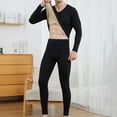 thumbnail image 1 of Augper Men's Thermal Underwear Stretchy Long Johns Set Micro Fleece Warm Base Layer 2 Piece Basic Top & Bottom Suit, 1 of 5