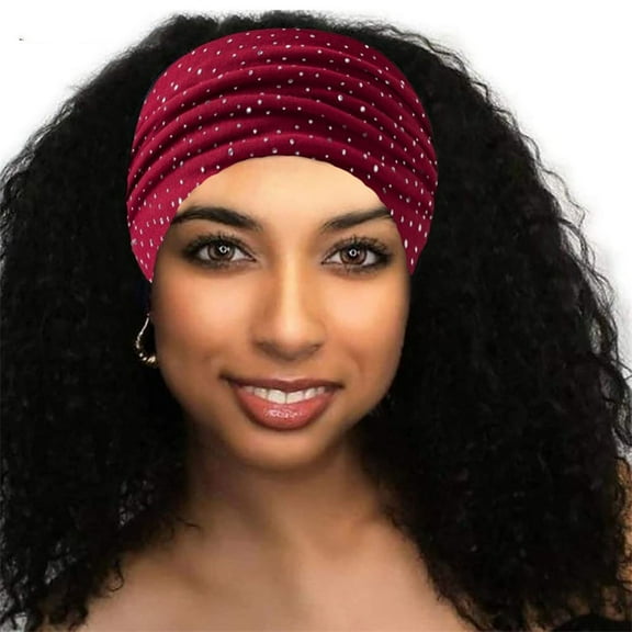 Augper NEW Women Headbands Wide Hair Wrap Extra Turban Bands For Lady Large Sport Workout Stretch Non-slip Big Hair Bands