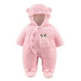 thumbnail image 1 of Augper Newborn Baby Winter Girls Boys Clothes Warm Overall Rompers Jumpsuit, 1 of 6