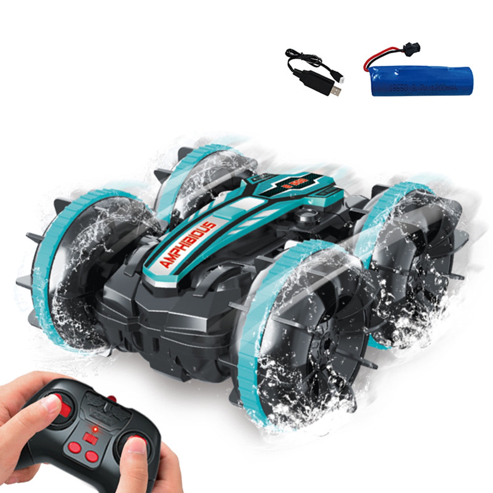 Augper Remote Control Car, RC Stunt Car Toy, Double Sided 360 Degree