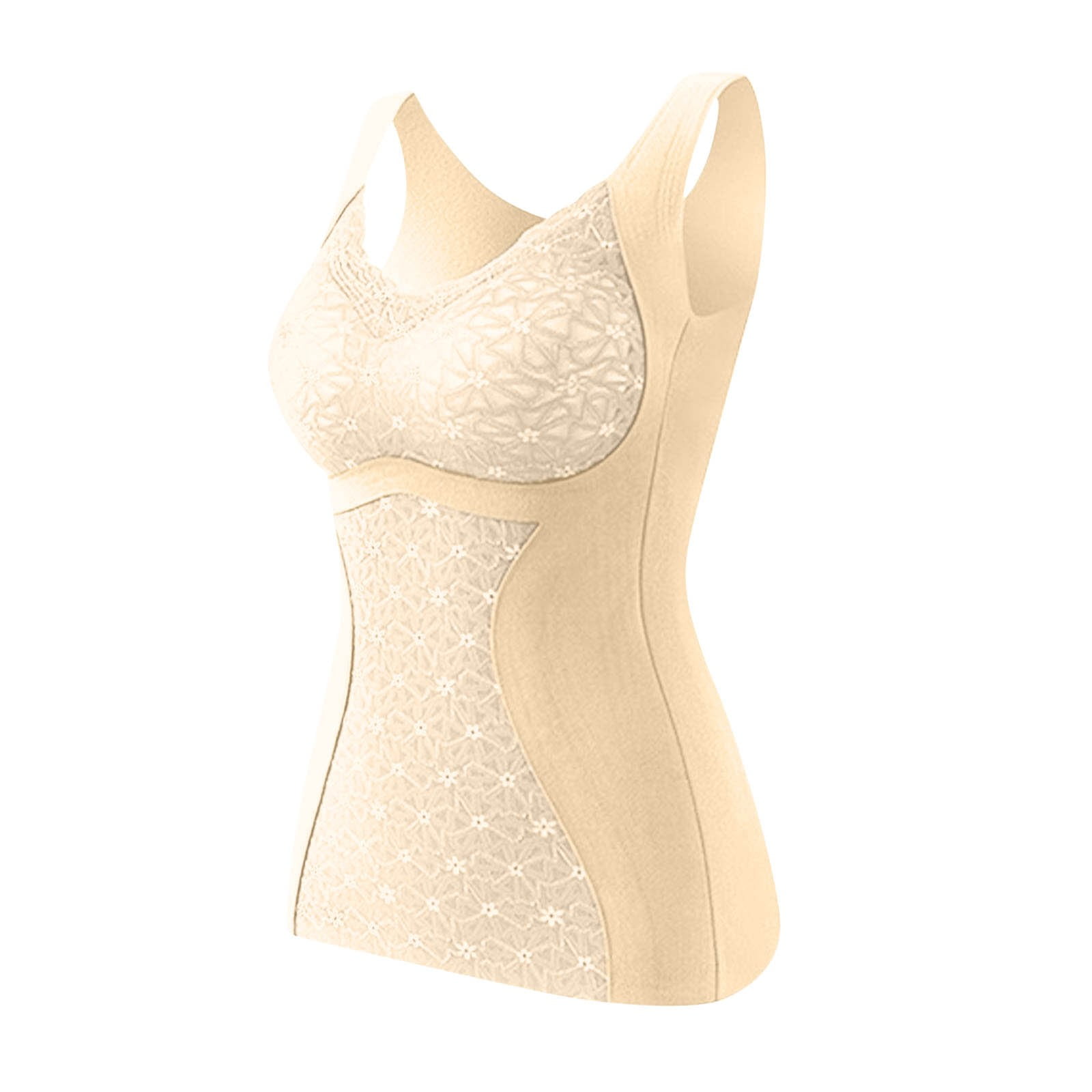 Augper Shapewear Camisoles With Built in Bra Tummy Control Compression