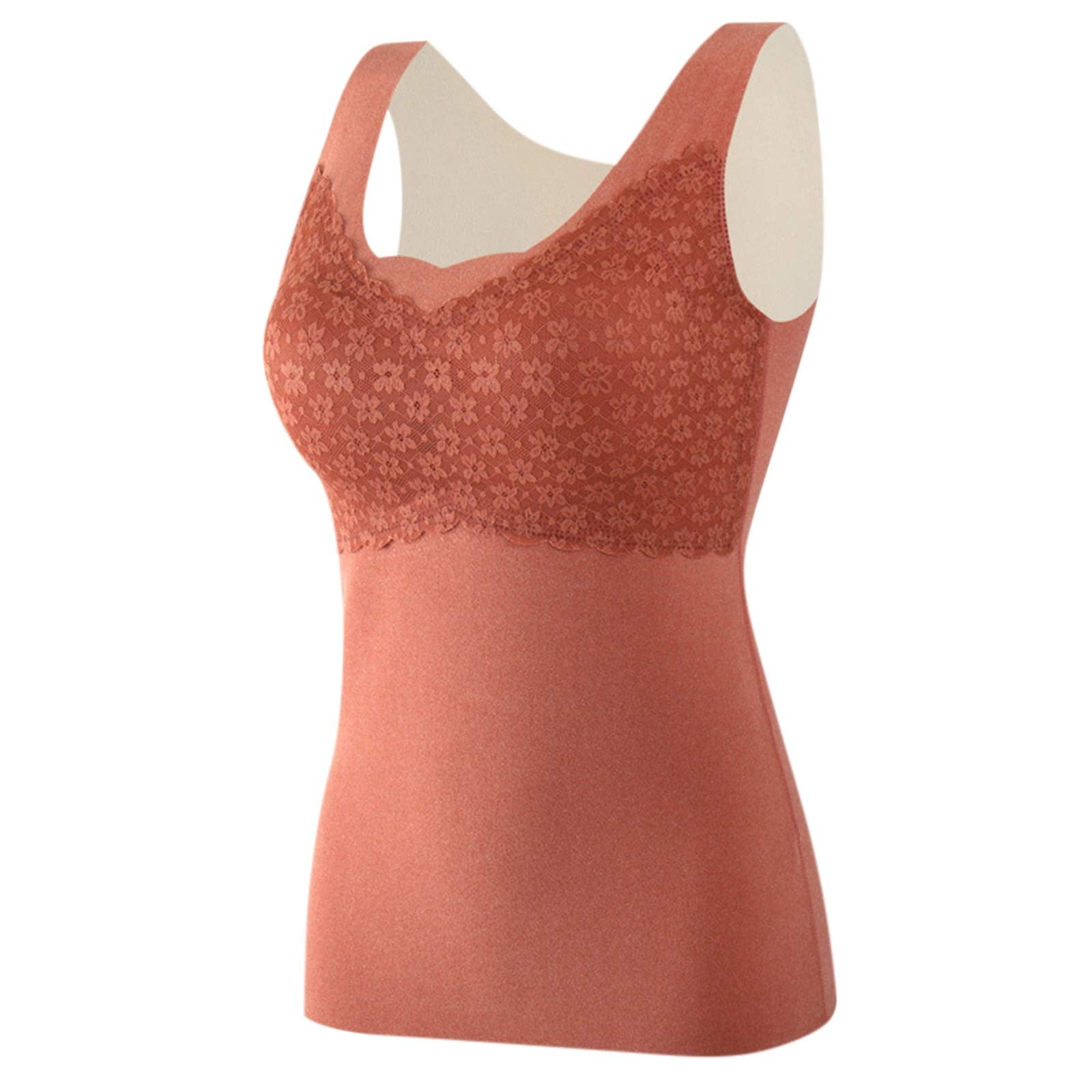 Augper Shapewear Camisoles With Built in Bra Tummy Control Compression