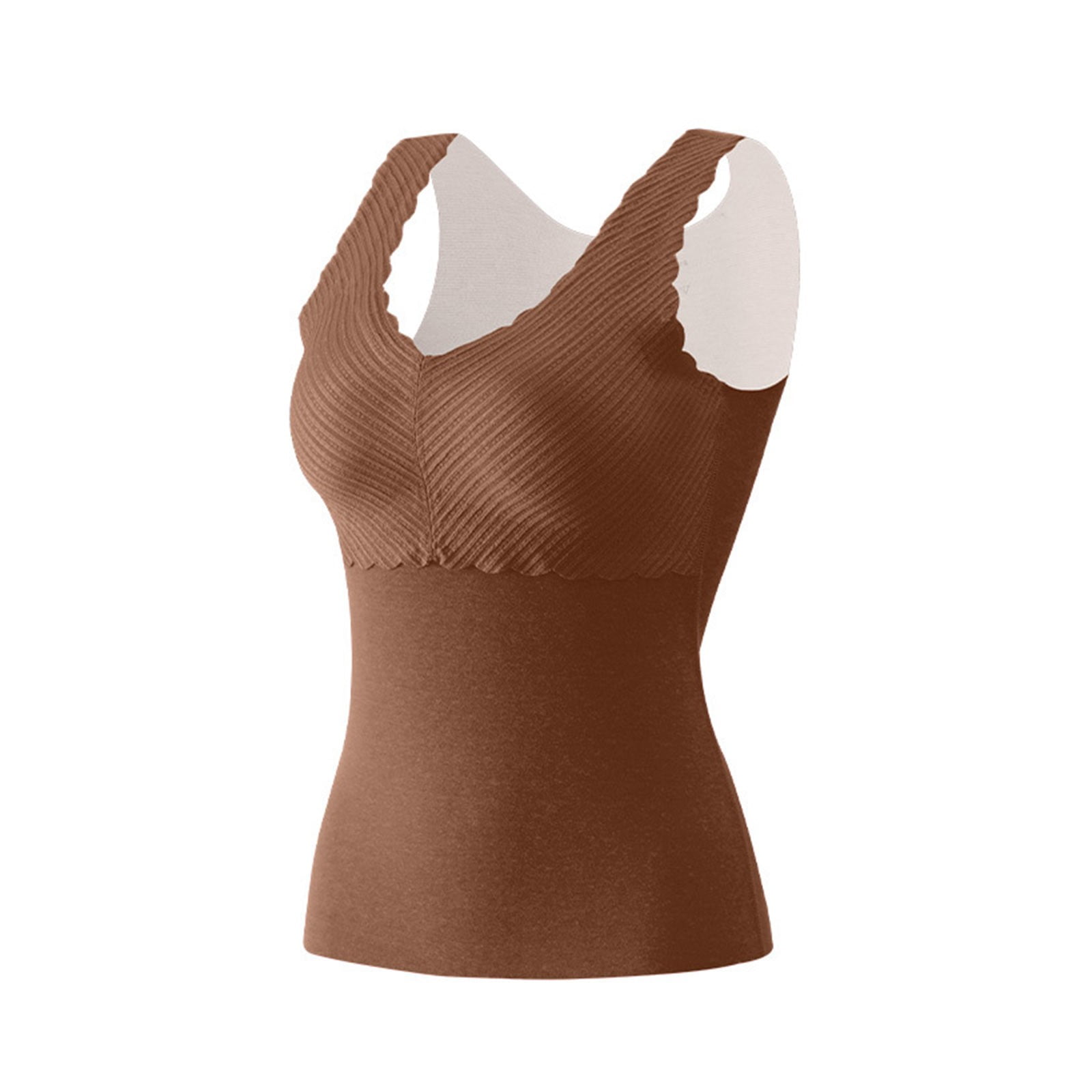 Augper Shapewear Camisoles With Built in Bra Tummy Control Compression Tank Tops for Women Body