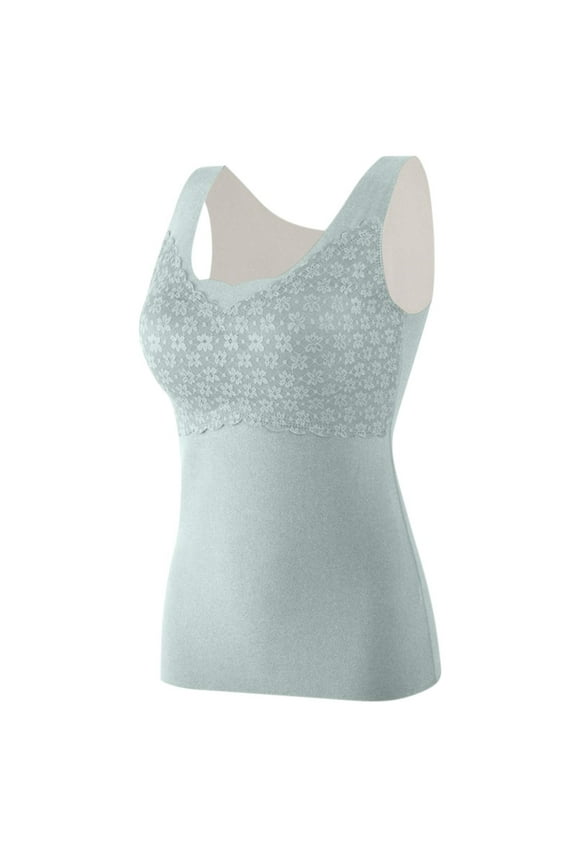 Shapewear Camisoles With Built in Bra Tummy Control Compression Tank Tops for Women Body Shaper Padded Tanks