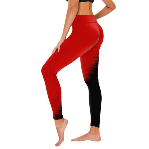 Augper Skinny Yoga Pants Womens High Waist Tummy Control Workout Tights Solid Seamless Running Leggings