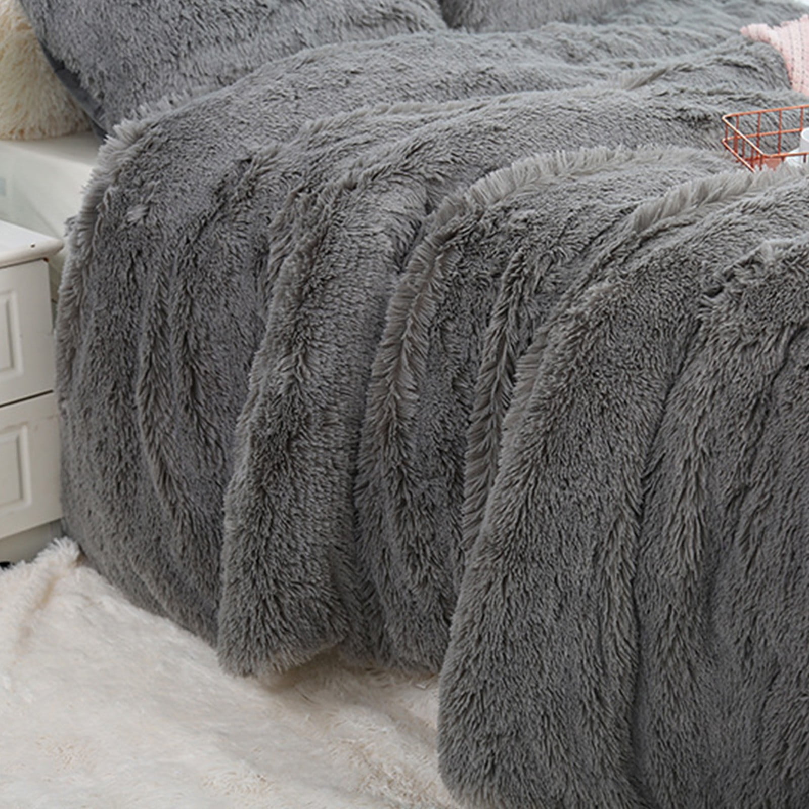 Augper Soft Softest Throw Blanket Warm Elegant Cozy Fluffy Thick Comfy