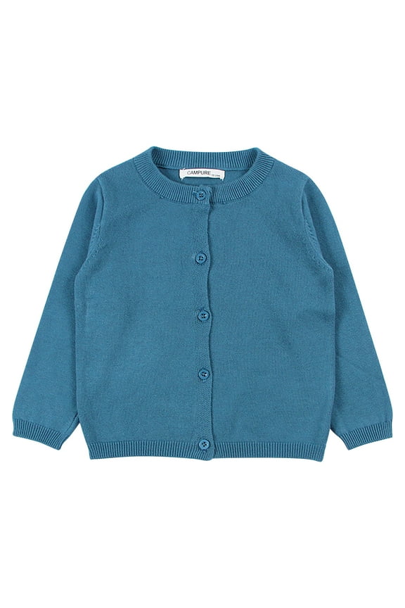Toddler Girl&boy Baby Infant Kids And Winter Sweater Candy Color Cardigan Solid Color Small Cardigan Children's Sweater