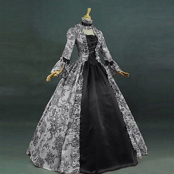 Augper Victorian Dress for Women Vintage,Womens Rococo Dress Gothic Medieval Renaissance Dress Victorian Ball Gown