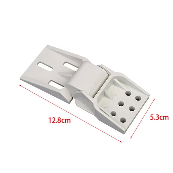 Augper Wholesale Freezer Plastic Hinge Compatible with Haier Freezer 3 Holes Folding Freezer Door Hinge Counterbalance Universal Degrees Small Hinges for Fridge Refrigerator Parts