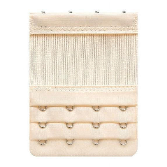 Augper Wholesale Women's Bra Extenders Stainless Steel 3 Rows 4 Buckles Soft Comfortable Stretchy Bra Extension Strap