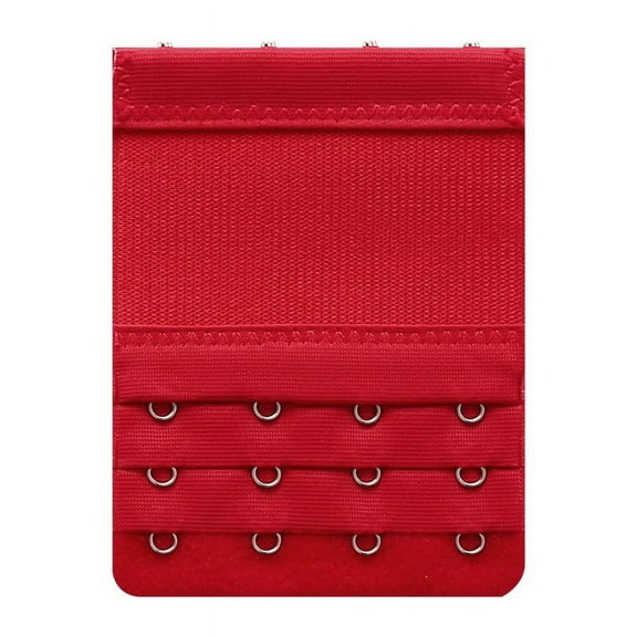 Augper Wholesale Women's Bra Extenders Stainless Steel 3 Rows 4 Buckles Soft Comfortable Stretchy Bra Extension Strap