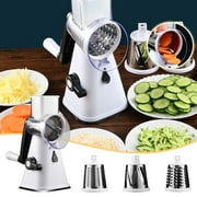 Augper Wholesaler 3 In 1 Hand Roller Type Multifunctional Vegetable Cutter And Flour Milling Tool