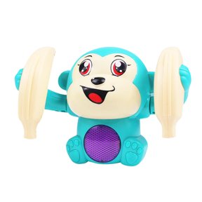 Augper Wholesaler Electric Flipping Dancing Toy Rolling Monkey, Voice Control , Funny With Music