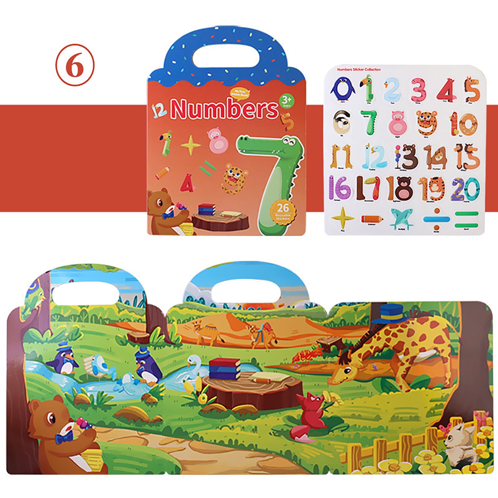 Augper Wholesaler Reusable Sticker Book Children's Stickers Activity